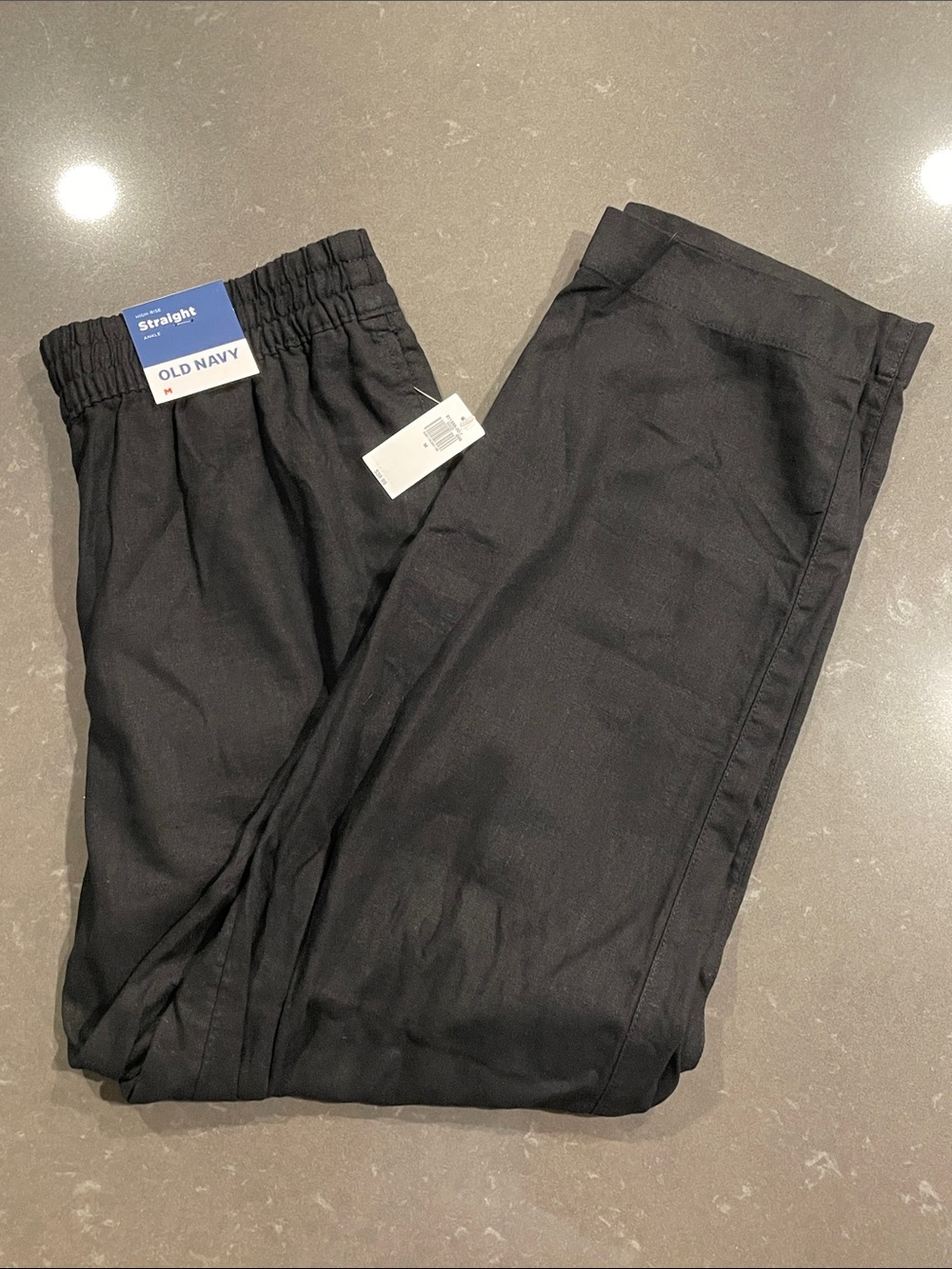 Old Navy High Rise Straight Ankle Comfort Waistband Pants Medium NWT